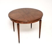 Antique Figured Walnut Occasional / Dining Table