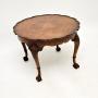 Antique Figured Walnut Pie Crust Coffee Table