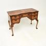Antique Figured Walnut Queen Anne Style Desk