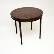 Antique Flame Mahogany Occasional Table