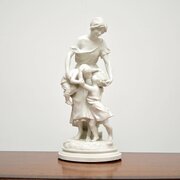 Antique French Bisque Sculpture By Luca Madrassi