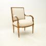 Antique French Carved Gilt Wood Armchair
