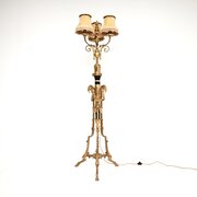 Antique French Gilt Bronze Floor Lamp