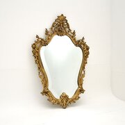 Antique French Gilt Bronze Mirror