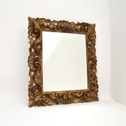 Antique French Gilt Wood Rococo Style Mirror