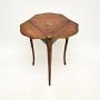 Antique French Inlaid Marquetry Side Table