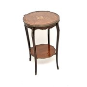Antique French Inlaid Marquetry Side Table