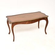 Antique French Inlaid Parquetry Coffee Table