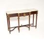 Antique French Marble Top Console Table