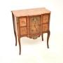 Antique French Marble Top Inlaid Commode