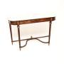 Antique French Marble Top Walnut Console Table