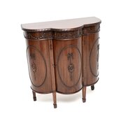 Antique Georgian Adam Style Mahogany Cabinet