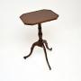 Antique Georgian Mahogany Tilt Top Side Table