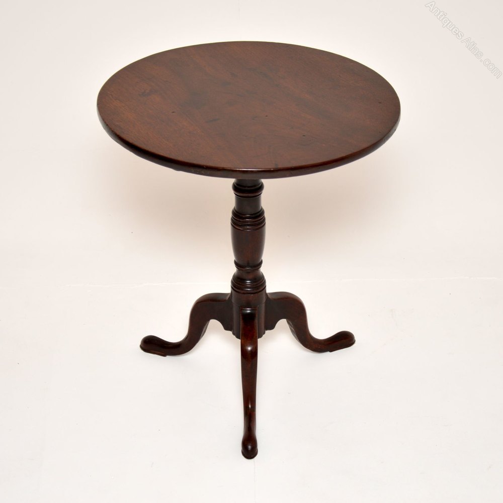 Antique Mahogany Tilt Top Side Table Antiques Atlas