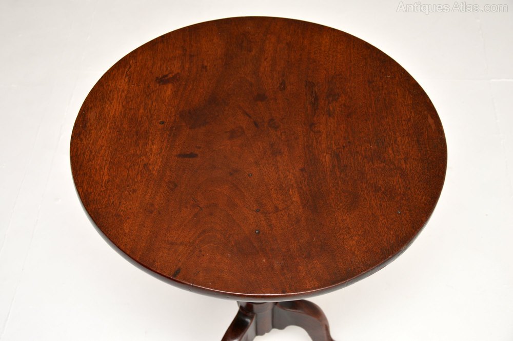 Antique Mahogany Tilt Top Side Table Antiques Atlas