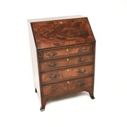 Antique Georgian Period Bureau Desk In Mahogany
