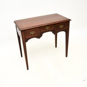 Antique Georgian Period Inlaid Mahogany Side Table