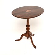 Antique Georgian Period Inlaid Mahogany Side Table