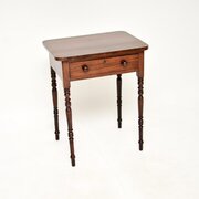 Antique Georgian Period Mahogany Side Table