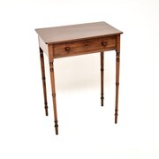 Antique Georgian Period Mahogany Side Table