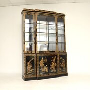 Antique Georgian Style Chinoiserie Bookcase