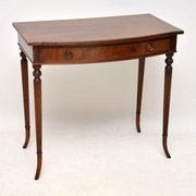 Antique Georgian Style Mahogany Side Table Or Desk