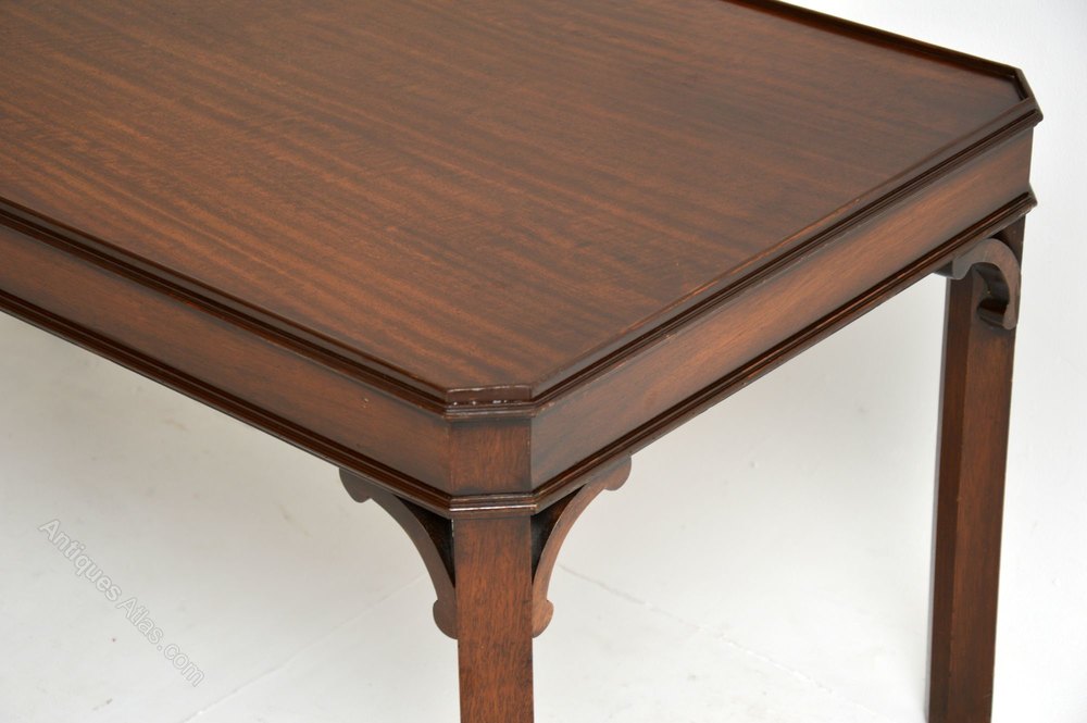 Antiques Atlas Style Mahogany Coffee Table