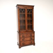 Antique Georgian Style Mahogany Bookcase