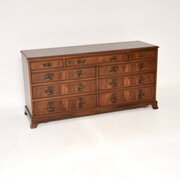 Antique Georgian Style Mahogany Chest Of Drawers