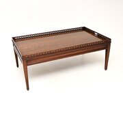Antique Georgian Style Mahogany Coffee Table