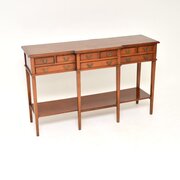 Antique Georgian Style Mahogany Console Side Table