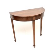 Antique Georgian Style Mahogany Console Table