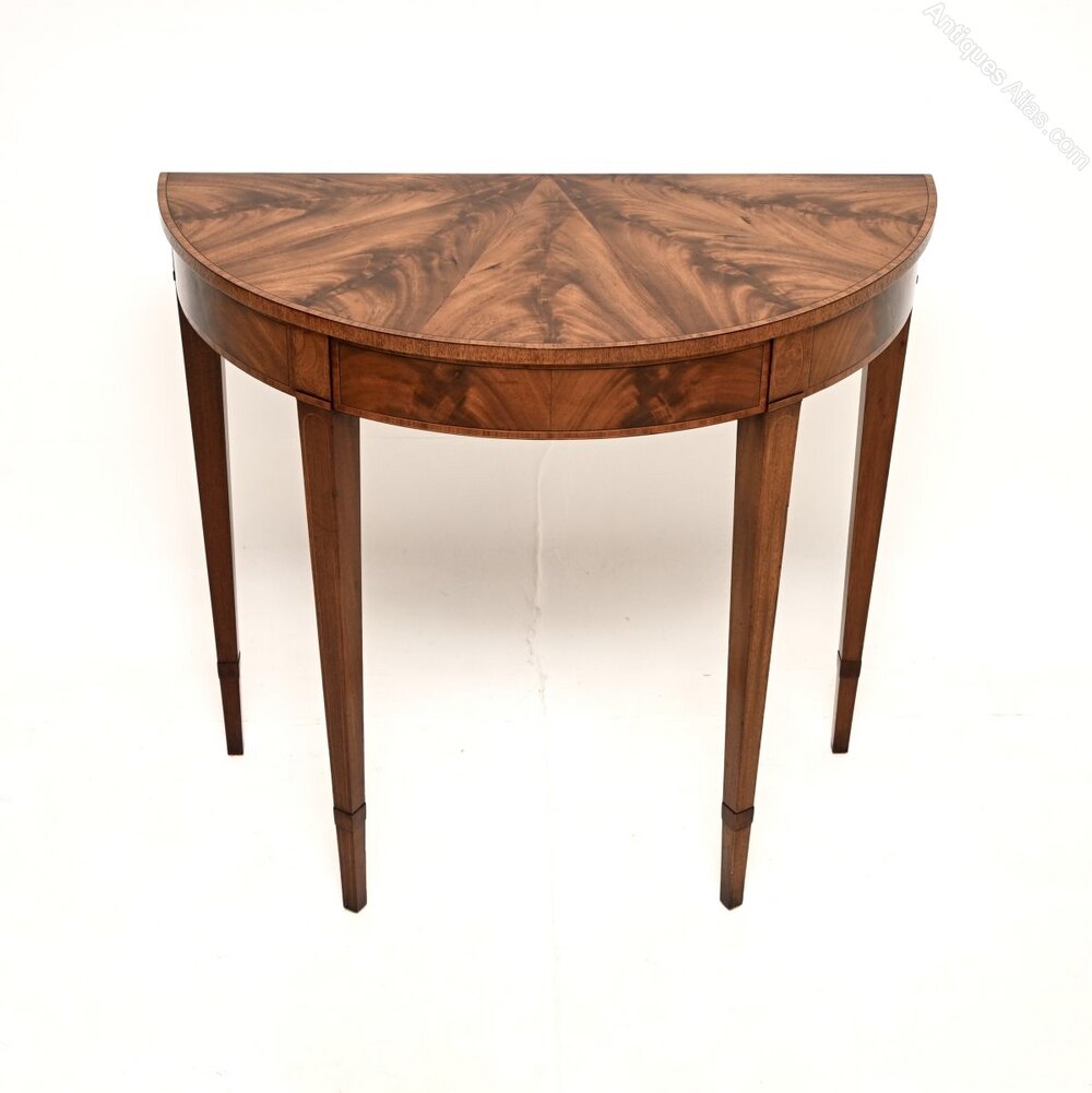 Antique Georgian Style Mahogany Console Table as592a15419 / 13638 ...