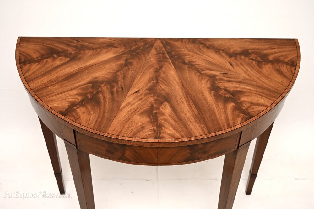 Antique Georgian Style Mahogany Console Table as592a15419 / 13638 ...