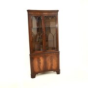 Antique Georgian Style Mahogany Corner Cabinet