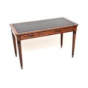 Antique Georgian Style Mahogany Leather Top Desk