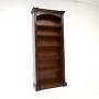 Antique Georgian Style Mahogany Open Bookcase