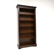 Antique Georgian Style Mahogany Open Bookcase