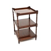 Antique Georgian Style Mahogany Three Tier Table