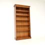 Antique Georgian Style Walnut Open Bookcase