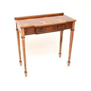 Antique Georgian Style Yew Wood Console Table