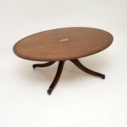 Inlaid Mahogany Coffee Table