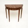 Antique Inlaid Mahogany Console Table