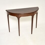 Antique Inlaid Mahogany Console Table