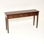  Inlaid Mahogany Console Table