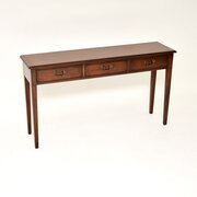  Inlaid Mahogany Console Table