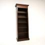 Antique Inlaid Mahogany Open Bookcase