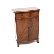 Antique Inlaid Mahogany Side Cabinet