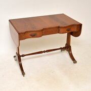 Antique Inlaid Mahogany Sofa Table