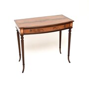 Antique Inlaid Mahogany Writing / Side Table